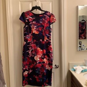 Betsey Johnson multi-floral dress